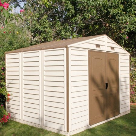 UPC 638801302148 product image for Duramax Building Products Woodside 11ft. W x 8ft. D Vinyl Storage Shed | upcitemdb.com