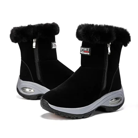 Women‘s Outdoor Warm Plush Snow Boots Side Zipper Air Cushion Sole Snow Shoes Women‘s Footwear
Women‘s Outdoor Warm Plush Snow Boots Side Zipper Air Cushion Sole Snow Shoes Women‘s Footwear