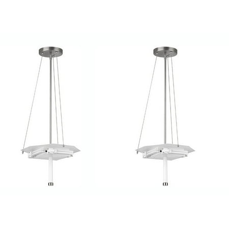Philips Forecast Taylor 3 Light Pendant Fixture Satin Nickel Finish (2 Pack)
Philips Forecast Taylor 3 Light Pendant Fixture Satin Nickel Finish (2 Pack)