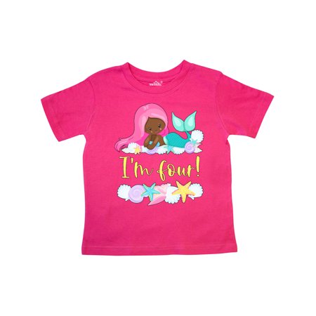 Inktastic I m 4 Mermaid with Pink Hair and Shells Gift Toddler Boy or Toddler Girl T-Shirt
Inktastic I m 4 Mermaid with Pink Hair and Shells Gift Toddler Boy or Toddler Girl T-Shirt