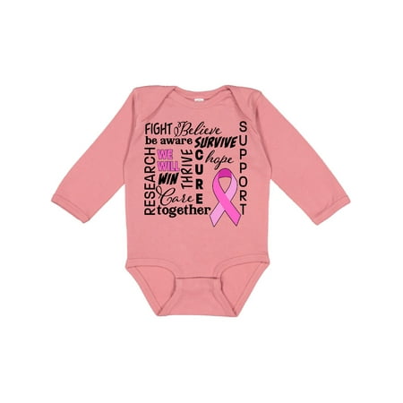 Inktastic Breast Cancer- Together We Will Win Gift Baby Boy or Baby Girl Long Sleeve Bodysuit
Inktastic Breast Cancer- Together We Will Win Gift Baby Boy or Baby Girl Long Sleeve Bodysuit