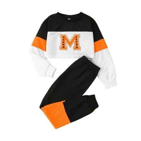 Rovga Outfit For Children Toddler Kids Girls Outfit Letters Prints Long Sleeves Tops Hoodie Sweatershirt Pants 2Pcs Set Outfits
Rovga Outfit For Children Toddler Kids Girls Outfit Letters Prints Long Sleeves Tops Hoodie Sweatershirt Pants 2Pcs Set Outfits