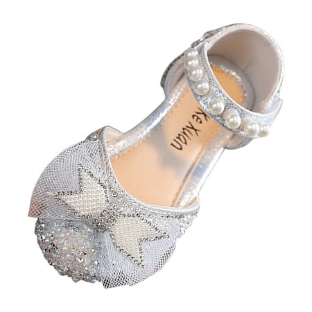 Chnzic Fashion Spring And Summer Girls Sandals Party Dress Dance Show Princess Shoes Mesh Bowknot Pearl Hook Loop Sizes 18-24 Months
Chnzic Fashion Spring And Summer Girls Sandals Party Dress Dance Show Princess Shoes Mesh Bowknot Pearl Hook Loop Sizes 18-24 Months