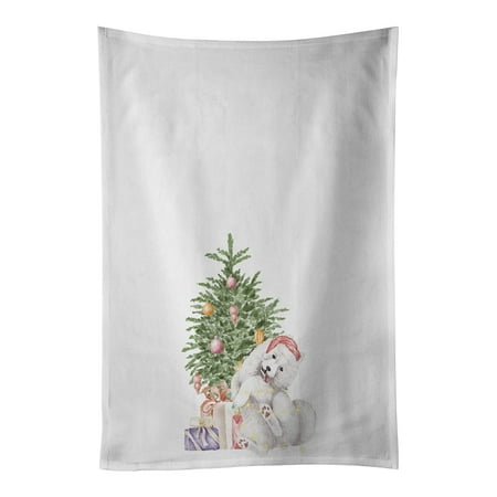 Samoyed Caught Up Christmas Presents and Tree White Kitchen Towel Set of 2 19 in x 28 in
Samoyed Caught Up Christmas Presents and Tree White Kitchen Towel Set of 2 19 in x 28 in