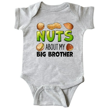 Inktastic Nuts About My Big Brother Peanut Almond Pistachio Gift Baby Boy or Baby Girl Bodysuit
Inktastic Nuts About My Big Brother Peanut Almond Pistachio Gift Baby Boy or Baby Girl Bodysuit