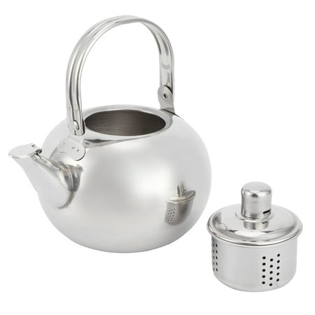 Tea Kettle Teakettle Durable Teapot Stainless Steel Teakettle For Home Office Kitchen Restaurant Silver 16cm 1.2L
Tea Kettle Teakettle Durable Teapot Stainless Steel Teakettle For Home Office Kitchen Restaurant Silver 16cm 1.2L