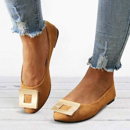 Women Square Buckle Flat Shoes Slip On Pointed Toe Shallow Mouth Simple Single Shoes Casual Shoes Work Shoes
Women Square Buckle Flat Shoes Slip On Pointed Toe Shallow Mouth Simple Single Shoes Casual Shoes Work Shoes