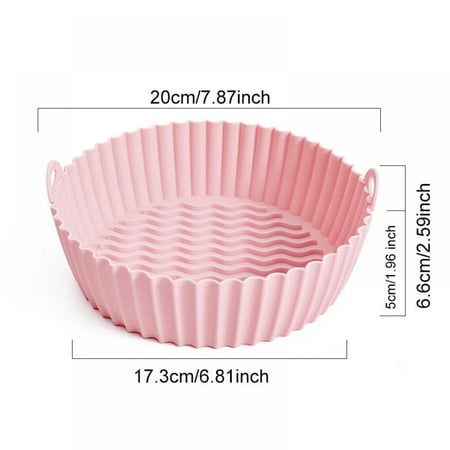 1PCS Air Fryer Silicone Pot Replacement of Flammable Parchment Liner Paper No More Harsh Cleaning Basket After Using Airfryer 7.5 Inch
1PCS Air Fryer Silicone Pot Replacement of Flammable Parchment Liner Paper No More Harsh Cleaning Basket After Using Airfryer 7.5 Inch