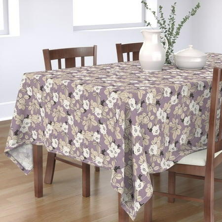 Cotton Sateen Tablecloth 70 x 108 - Lavender Floral Flowers Botanical Leaf Baby Kid Nursery Print Custom Table Linens by Spoonflower
Cotton Sateen Tablecloth 70 x 108 - Lavender Floral Flowers Botanical Leaf Baby Kid Nursery Print Custom Table Linens by Spoonflower