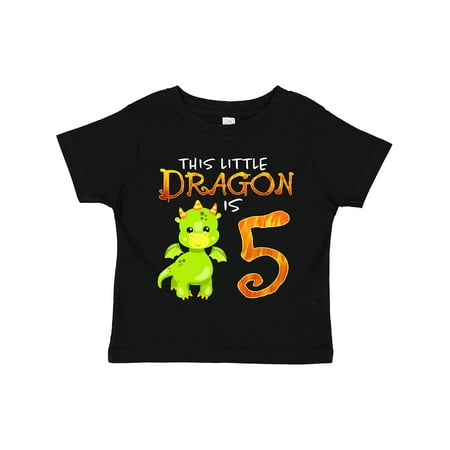 Inktastic Dragon 5th Birthday- Turning Five Gift Toddler Boy or Toddler Girl T-Shirt
Inktastic Dragon 5th Birthday- Turning Five Gift Toddler Boy or Toddler Girl T-Shirt