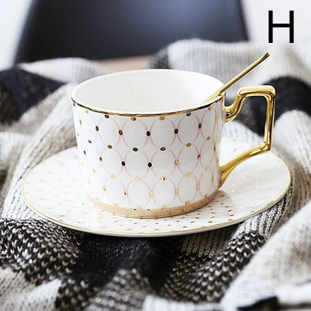 Nordic Style Bone China Coffee Cup Saucer Spoon Set 220ml British Cafe Porcelain Tea Cup Luxury Ceramic Mug
Nordic Style Bone China Coffee Cup Saucer Spoon Set 220ml British Cafe Porcelain Tea Cup Luxury Ceramic Mug