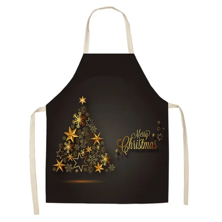 Merry Christmas Snowflake Pattern Linen Sleeveless Hand Wipe Waist Apron Home Holiday Kitchen Decor Cleaning Baking Delantal
Merry Christmas Snowflake Pattern Linen Sleeveless Hand Wipe Waist Apron Home Holiday Kitchen Decor Cleaning Baking Delantal