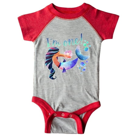Inktastic I m One! 1st Birthday Pink and Blue Mermaid Gift Baby Boy or Baby Girl Bodysuit
Inktastic I m One! 1st Birthday Pink and Blue Mermaid Gift Baby Boy or Baby Girl Bodysuit