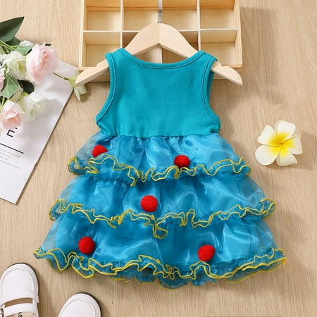 nsendm Clothes Girl 6 Years Toddler Girls Christmas Sleeveless Ruffles Princess Dress Xmas Party Tulle Baby Girls Baptism Dress Dress Green 12-18 Months
nsendm Clothes Girl 6 Years Toddler Girls Christmas Sleeveless Ruffles Princess Dress Xmas Party Tulle Baby Girls Baptism Dress Dress Green 12-18 Months