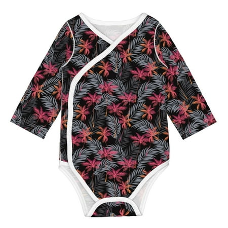 Matuu Colorful Hawaii Palms for Baby Long-Sleeve Bodysuit Soft Cotton Comfortable and Breathable Perfect for Newborns and Infants
Matuu Colorful Hawaii Palms for Baby Long-Sleeve Bodysuit Soft Cotton Comfortable and Breathable Perfect for Newborns and Infants