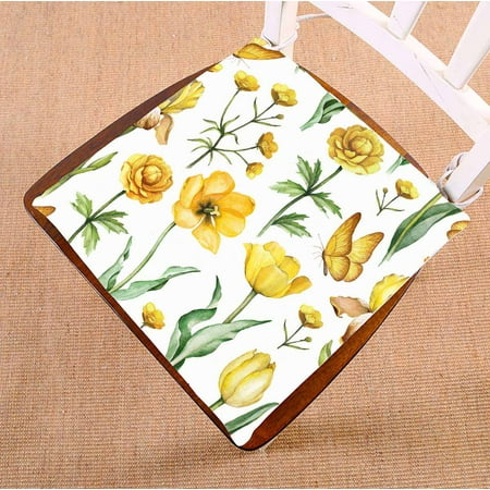 PKQWTM Watercolor flowers Chair Pads Chair Mat Seat Cushion Chair Cushion Floor Cushion Size 18x18 inches
PKQWTM Watercolor flowers Chair Pads Chair Mat Seat Cushion Chair Cushion Floor Cushion Size 18x18 inches