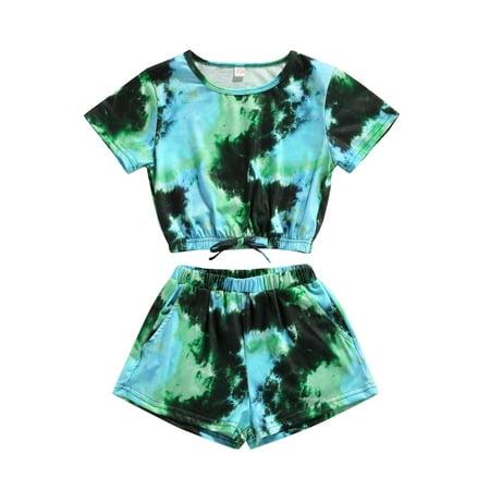 Ma&Baby Toddler Baby Girl Tie-Dye Print Short Sleeve Shorts Tracksuit 2Pcs Outfit Set
Ma&Baby Toddler Baby Girl Tie-Dye Print Short Sleeve Shorts Tracksuit 2Pcs Outfit Set