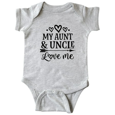 Inktastic My Aunt and Uncle Love Me Niece Gift Gift Baby Boy or Baby Girl Bodysuit