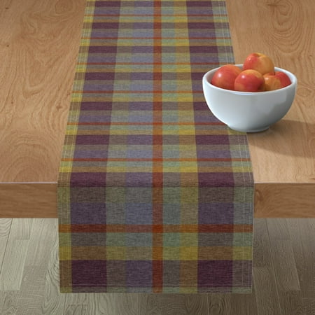Cotton Sateen Table Runner 72 - Autumn Colors Nature Plaid Rustic Woodland Purple Lilac Print Custom Table Linens by Spoonflower
Cotton Sateen Table Runner 72 - Autumn Colors Nature Plaid Rustic Woodland Purple Lilac Print Custom Table Linens by Spoonflower