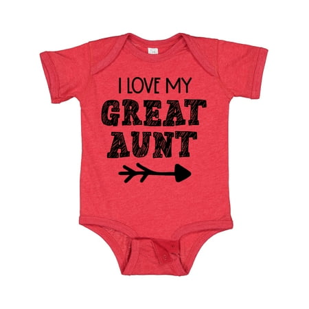 Inktastic I Love My Great Aunt with Arrow Gift Baby Boy or Baby Girl Bodysuit
Inktastic I Love My Great Aunt with Arrow Gift Baby Boy or Baby Girl Bodysuit