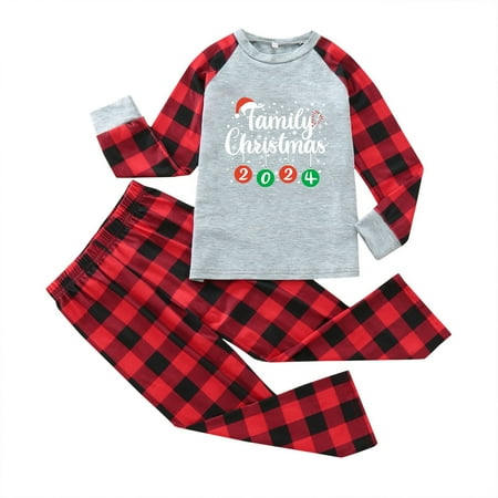 Baby Boy Outfits Christmas Letter Plaid Print Long Sleeve T Shirt Top Pants Xmas Lightweight Sleepwear Holiday Family Matching Pajamas Clothing Set for Boy(3 Years-4 Years)
Baby Boy Outfits Christmas Letter Plaid Print Long Sleeve T Shirt Top Pants Xmas Lightweight Sleepwear Holiday Family Matching Pajamas Clothing Set for Boy(3 Years-4 Years)