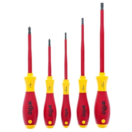 Wiha Softfinish Screwdriver Set Insulated 5Pc