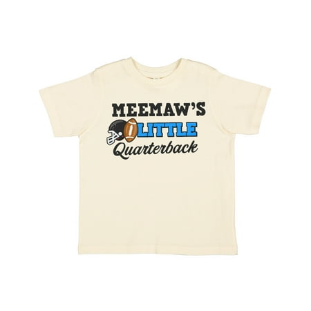 Inktastic Meemaws Little Quarterback with Football and Helmet Gift Toddler Boy or Toddler Girl T-Shirt
Inktastic Meemaws Little Quarterback with Football and Helmet Gift Toddler Boy or Toddler Girl T-Shirt