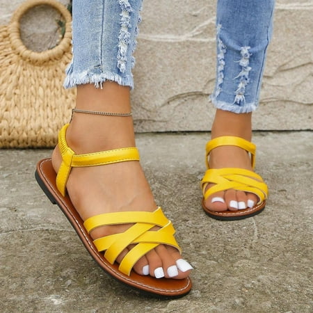Sandals for Women 2024 Deals! Nilvkv Oversized Shoes Fashionable Flat Shoes Sandals Roman Shoes Beach Shoes Women Shoes Women s Flat Sandals Casual Comfort Walking Sandals
Sandals for Women 2024 Deals! Nilvkv Oversized Shoes Fashionable Flat Shoes Sandals Roman Shoes Beach Shoes Women Shoes Women s Flat Sandals Casual Comfort Walking Sandals