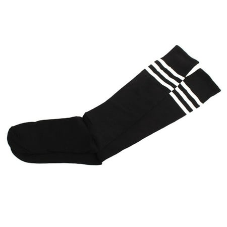 MRULIC socks for women 1 Pair THIGH HIGH SOCKS Over Knee Girls Womens Cheerleader Black Black + One size