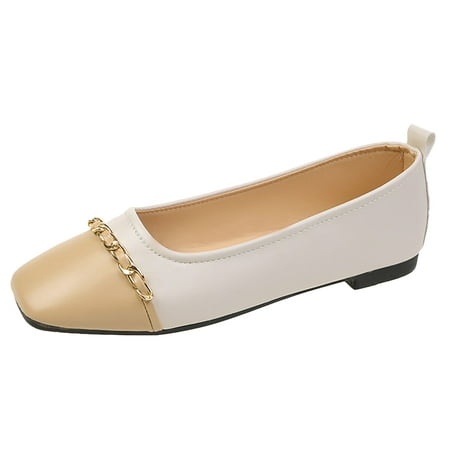Dyfzdhu Leisure Women s Four Seasons Low Heeled Non Slip Square Toe Chain Decoration Breathable Slip On Lazy Shoes
Dyfzdhu Leisure Women s Four Seasons Low Heeled Non Slip Square Toe Chain Decoration Breathable Slip On Lazy Shoes