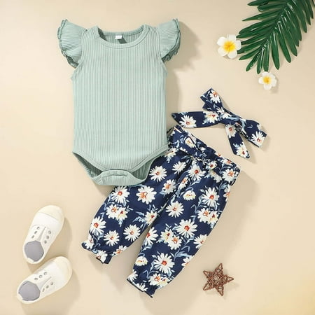BadyminCSL Toddler Kids Baby Girls Flying Sleeve Romper Floral Print Trousers Clothes Suit
BadyminCSL Toddler Kids Baby Girls Flying Sleeve Romper Floral Print Trousers Clothes Suit
