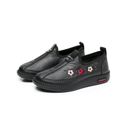 Woobling Womens Flats Non-Slip Casual Shoes Comfort Loafers Work Walking Shoe Embroidered Slip On Breathable Black 7
Woobling Womens Flats Non-Slip Casual Shoes Comfort Loafers Work Walking Shoe Embroidered Slip On Breathable Black 7