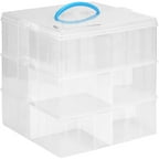 Snapwware Snap'N'Stack Storage Unit, 12" x 12", 3-Layer, Set of 2