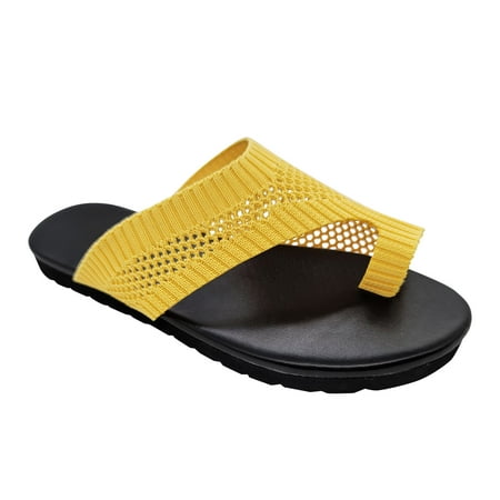 Tangnade Ladies daily all-match casual shoes Women s Fashion Summer All Over Toe Stretch Fly Woven Breathable Flat Sandals Yellow 39
Tangnade Ladies daily all-match casual shoes Women s Fashion Summer All Over Toe Stretch Fly Woven Breathable Flat Sandals Yellow 39