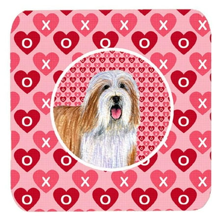 Carolines Treasures LH9150FC Bearded Collie Valentines Love and Hearts Foam Coasters- Set - 4
Carolines Treasures LH9150FC Bearded Collie Valentines Love and Hearts Foam Coasters- Set - 4
