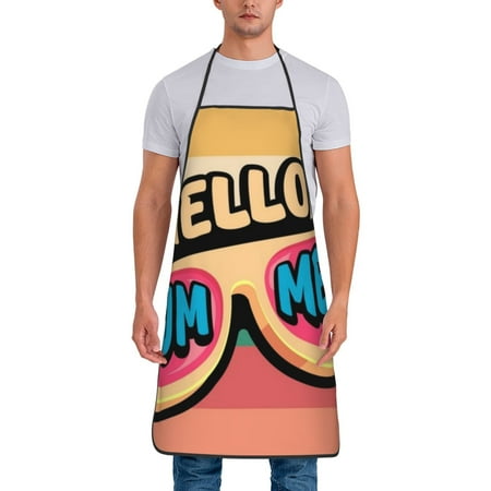 Naloa 1Pack Adjustable Bib Apron Waterdrop Resistant Cooking Kitchen Aprons for Women Men Chef Hello Summer Print
Naloa 1Pack Adjustable Bib Apron Waterdrop Resistant Cooking Kitchen Aprons for Women Men Chef Hello Summer Print