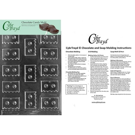 Cassettes Chocolate Candy Mold with Exclusive Cybrtrayd Copyrighted Molding Instructions
Cassettes Chocolate Candy Mold with Exclusive Cybrtrayd Copyrighted Molding Instructions