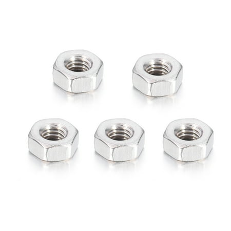 Andoer 304 A2 DIN934 Stainless Steel Marine Grade Full Nuts Hex Nut M-4
