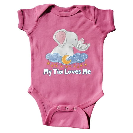 Inktastic My Tía Loves Me Cute Elephants Clouds Moon and Stars Gift Baby Boy or Baby Girl Bodysuit
Inktastic My Tía Loves Me Cute Elephants Clouds Moon and Stars Gift Baby Boy or Baby Girl Bodysuit