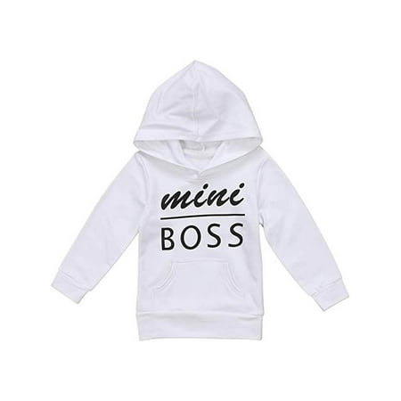 0-5T Baby Boy Girl Mini Boss Hoodie Tops Toddler Hooded Sweater Casual Hoodies with Pocket Outdoor Fall Winter Outfit
0-5T Baby Boy Girl Mini Boss Hoodie Tops Toddler Hooded Sweater Casual Hoodies with Pocket Outdoor Fall Winter Outfit