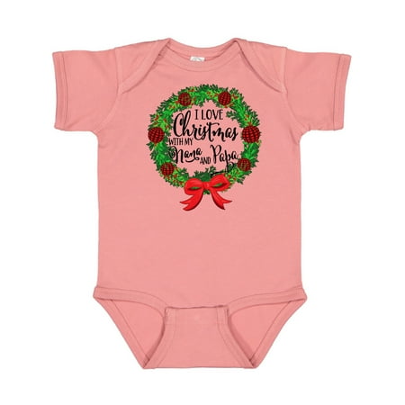 Inktastic I Love Christmas with My Nana and Papa Wreath Gift Baby Boy or Baby Girl Bodysuit
Inktastic I Love Christmas with My Nana and Papa Wreath Gift Baby Boy or Baby Girl Bodysuit