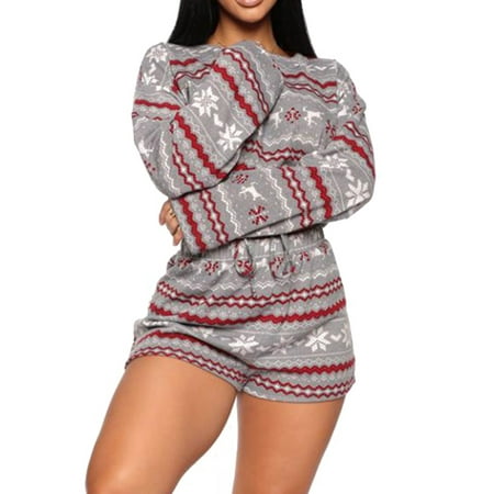 Liangchengmei Women s Christmas Pajama Set Long Sleeve Tops and Shorts Sleepwear Loungewear 
Liangchengmei Women s Christmas Pajama Set Long Sleeve Tops and Shorts Sleepwear Loungewear