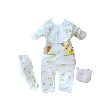 VICOODA 5Pcs Newborn Baby Cotton Shirt+Pants+Hat+Bib Set Clothes Outfits 0-3 Months
VICOODA 5Pcs Newborn Baby Cotton Shirt+Pants+Hat+Bib Set Clothes Outfits 0-3 Months