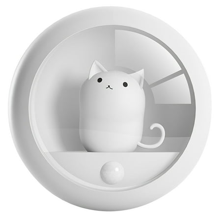 Sensor Light,Cartoon Cat Night Lamp Human Body Induction ,Space Cat Night Light USB Charging Small Cat Sensor Light with Dual Sensor Mode&Light Mode for Home Hotel
Sensor Light,Cartoon Cat Night Lamp Human Body Induction ,Space Cat Night Light USB Charging Small Cat Sensor Light with Dual Sensor Mode&Light Mode for Home Hotel