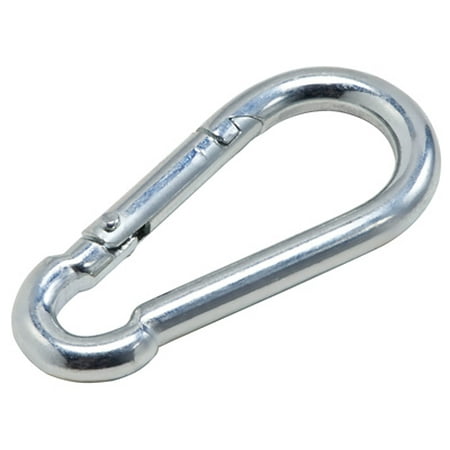 National 6PK 1/4 Zinc Safety Opening Interlocking Spring Snap Designed For Lift