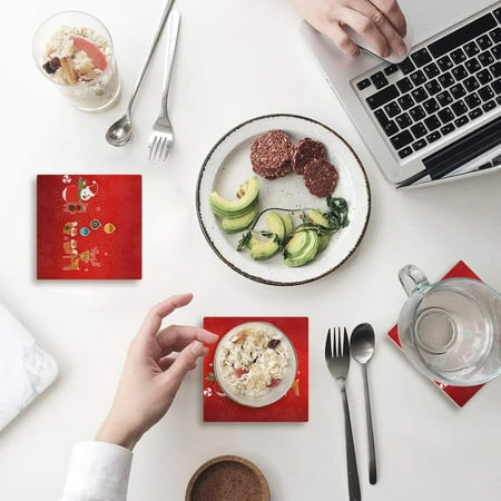 ZHANZZK Snowman Christmas Set of 4 Coaster for Drinks Absorbent Ceramic Stone Coasters Cup Mat with Cork Base for Home Kitchen Room Coffee Table Bar Decor
ZHANZZK Snowman Christmas Set of 4 Coaster for Drinks Absorbent Ceramic Stone Coasters Cup Mat with Cork Base for Home Kitchen Room Coffee Table Bar Decor
