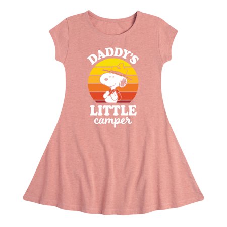 Peanuts - Daddy s Little Camper - Toddler And Youth Girls Fit And Flare Dress 
Peanuts - Daddy s Little Camper - Toddler And Youth Girls Fit And Flare Dress