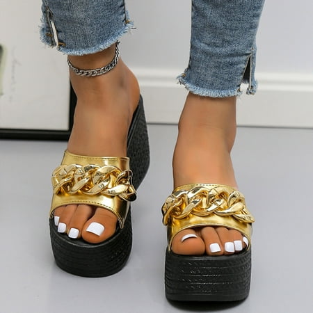 HAOTAGS Women s Summer Dressy Wedge Sandals Platform Breathable Breathable Open Toe Walking Shoes Gold Size 9.5
HAOTAGS Women s Summer Dressy Wedge Sandals Platform Breathable Breathable Open Toe Walking Shoes Gold Size 9.5