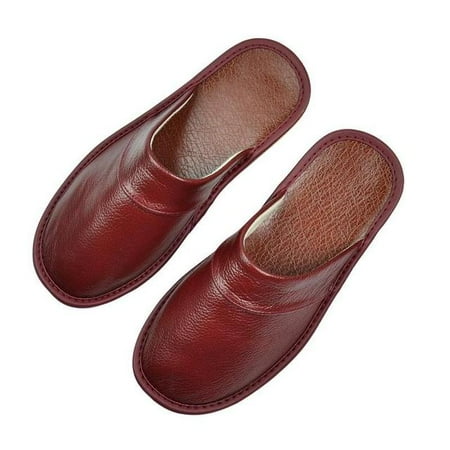 PIKADINGNIS Slippers Men Big Sizes Home Indoor Cow Leather House for Men s Floor Baotou Slippers Women Non-slip Luxury Soft Flat Shoes
PIKADINGNIS Slippers Men Big Sizes Home Indoor Cow Leather House for Men s Floor Baotou Slippers Women Non-slip Luxury Soft Flat Shoes