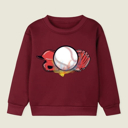 HAOTAGS Toddler Girls Boys Unisex Sweatshirts Casual Fall/Winter Pullover Top Long Sleeve Graphic Print Crew Neck Wine 6 T
HAOTAGS Toddler Girls Boys Unisex Sweatshirts Casual Fall/Winter Pullover Top Long Sleeve Graphic Print Crew Neck Wine 6 T
